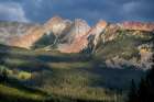 USA-Colorado-Gunnison National Forest Landscape with Avery Peak Art Print